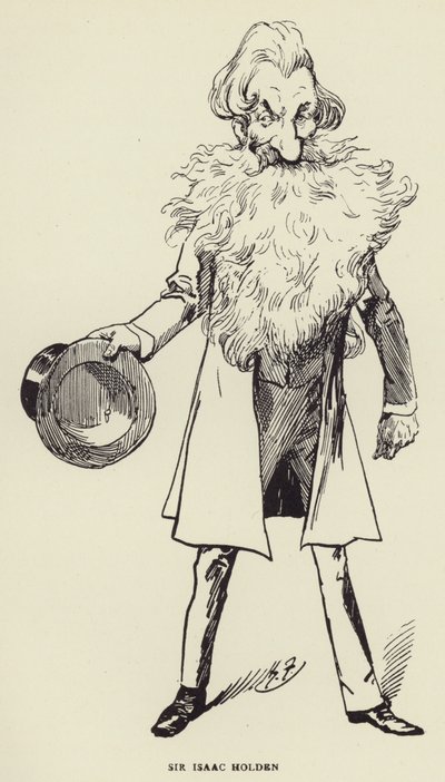 Sir Isaac Holden af Harry Furniss