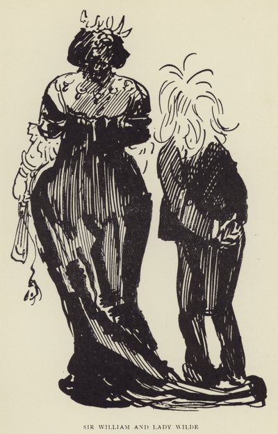 Sir William og Lady Wilde af Harry Furniss