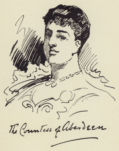 Grevinden af Aberdeen af Harry Furniss