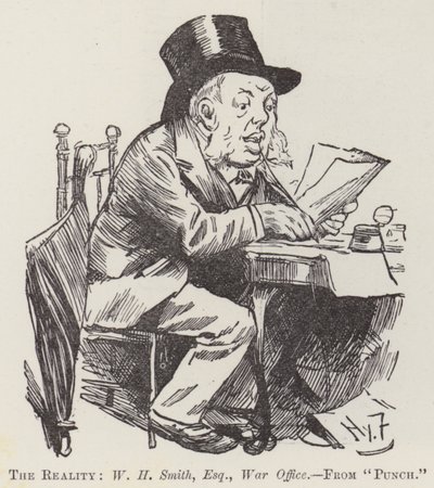 The Reality, W H Smith, Esquire, War Office af Harry Furniss