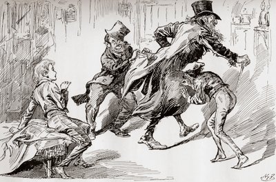 Tyvenes køkken. Oliver er vist How It Is Done, illustration af fra 