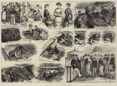 Yachting skitser af Harry Furniss