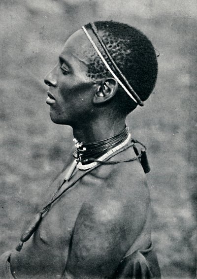 En Hima fra Mpororo, Ækvatorialafrika, vest for Victoria Nyanza, 1912 af Harry Johnston