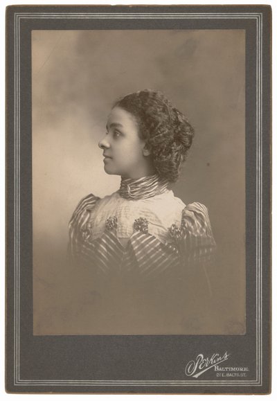 Grace Hughes, ca. 1900 (foto) af Harry Lenfield Perkins