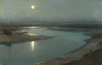 Coastwise Lights, ca. 1923 (olie på lærredstavle) af Harry van der Weyden