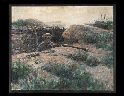 Vagtposten af Harvey T. Dunn