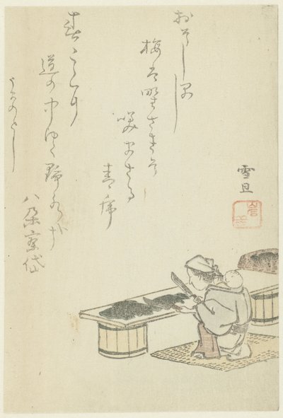Kvinde hakker tang af Hasegawa Settan