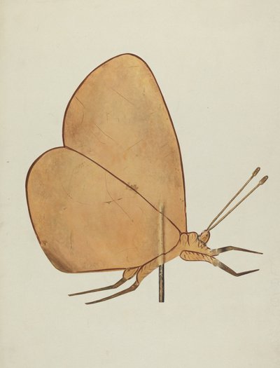 Sommerfugle vejrhane, ca. 1938. af Hazel Hyde