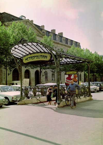Udsigt over indgangen til Hotel de Ville Metropolitain, 1899-1904 af Hector Guimard