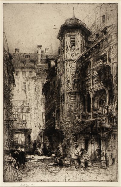 Cour de Corbeau, Strassburg af Hedley Fitton