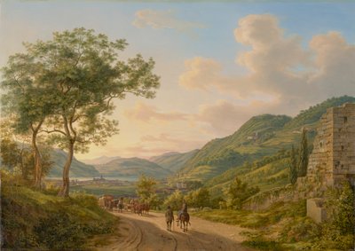 Et område ved Lago di Como af Heinrich Adam