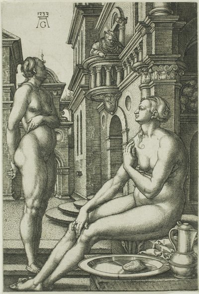 Bathsheba ved badet af Heinrich Aldegrever