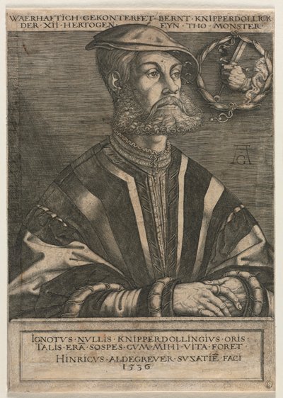 Bernt Knipperdolling, 1536. af Heinrich Aldegrever