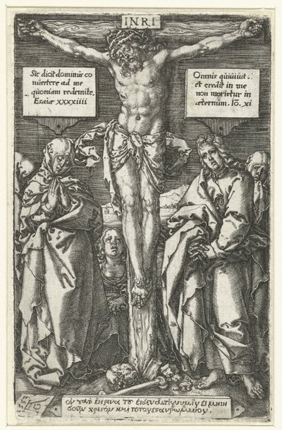 Kristus på korset af Heinrich Aldegrever
