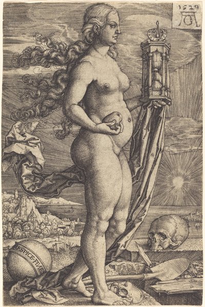 Minde om de døde, 1529. af Heinrich Aldegrever