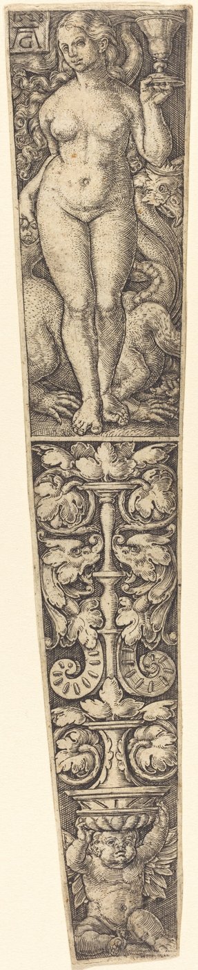 Dolkskede med Babylons hore af Heinrich Aldegrever