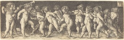 Dansende børn af Heinrich Aldegrever