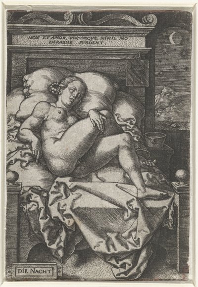Natten That Night (titel på objekt) af Heinrich Aldegrever