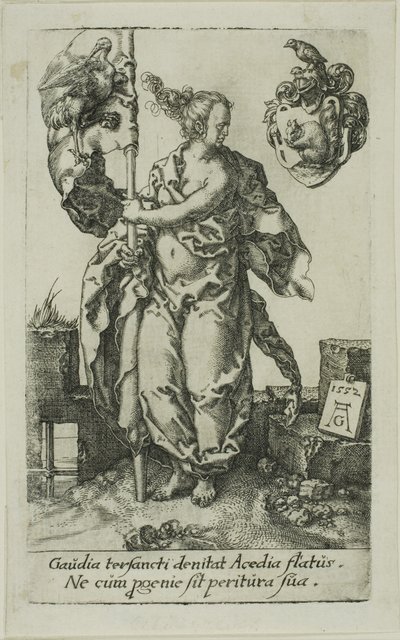 Flid, fra Dyderne af Heinrich Aldegrever