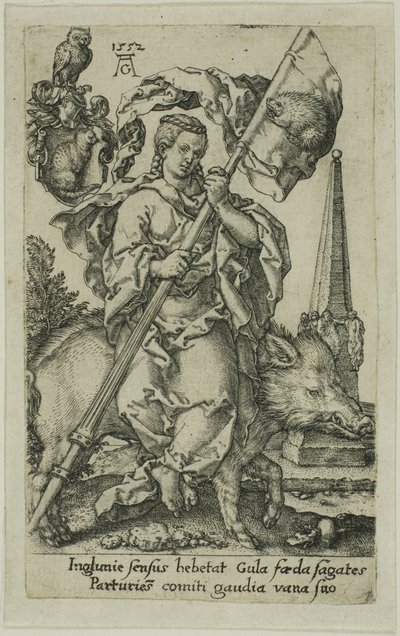 Gluttony, fra Lasterne af Heinrich Aldegrever