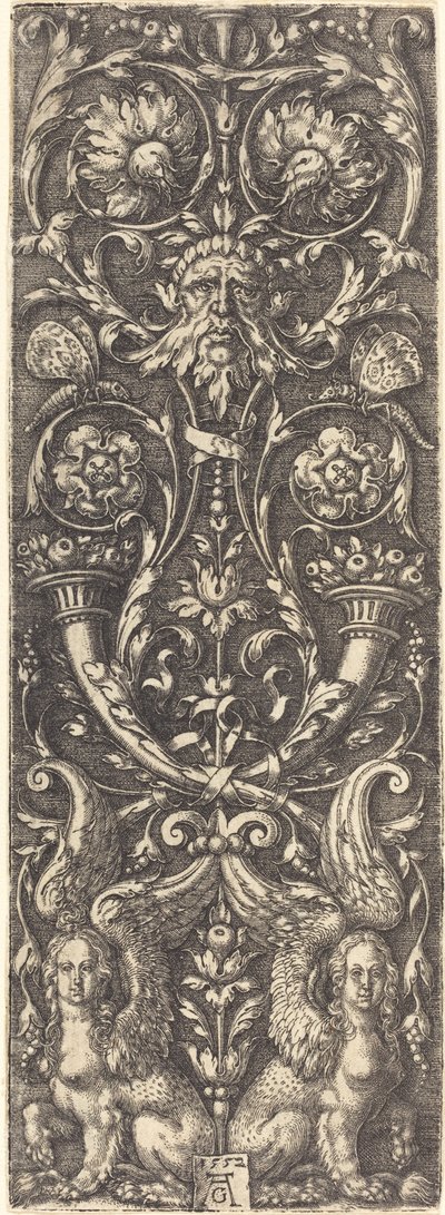 Høj Frugt med Ornamenter af Heinrich Aldegrever