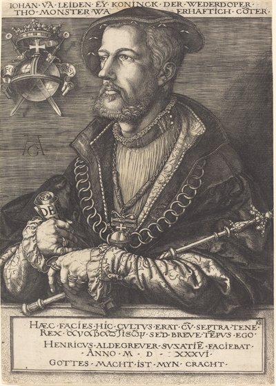 Jan van Leyden af Heinrich Aldegrever