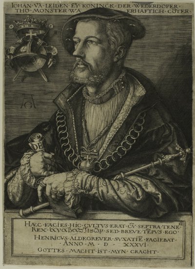 Jan van Leyden af Heinrich Aldegrever