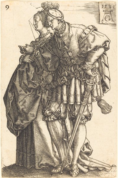 Store bryllupsdansere af Heinrich Aldegrever