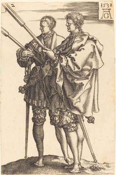 Store bryllupsdansere af Heinrich Aldegrever