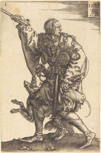 Store bryllupsdansere, 1538. af Heinrich Aldegrever