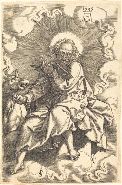 Luke, 1539. af Heinrich Aldegrever