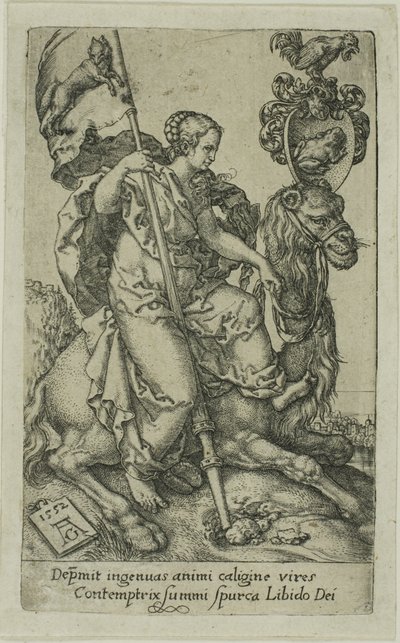 Lyst, fra Lasterne af Heinrich Aldegrever