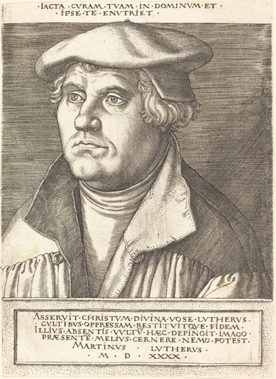 Martin Luther af Heinrich Aldegrever