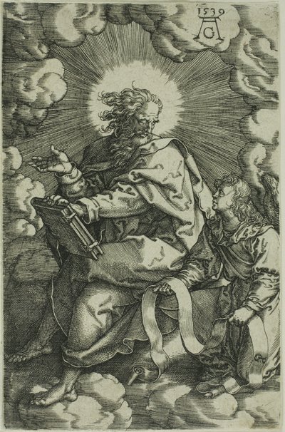Matthew, fra De fire evangelister af Heinrich Aldegrever