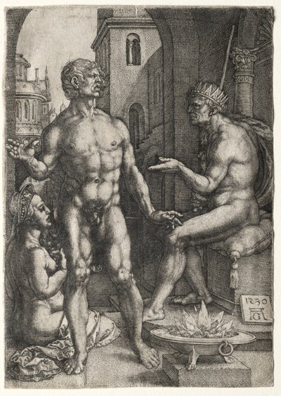Mucius Saevola af Heinrich Aldegrever