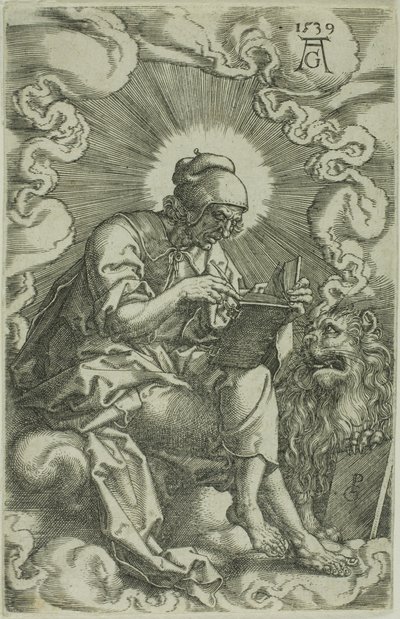 Markus, fra De fire evangelister af Heinrich Aldegrever