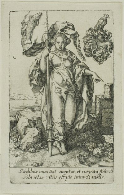 Afholdenhed, fra Dyderne af Heinrich Aldegrever
