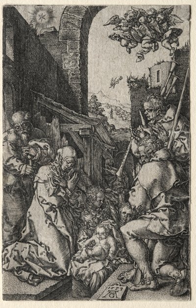 Hyrdernes tilbedelse af Heinrich Aldegrever