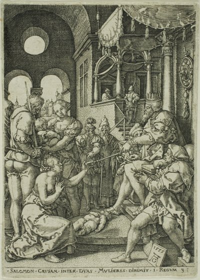 Salomons dom af Heinrich Aldegrever
