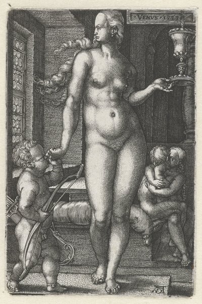Venus (titel på objekt) De syv planeter (serietitel) af Heinrich Aldegrever