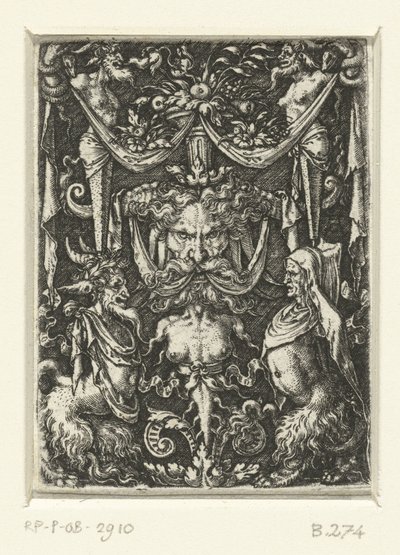 Overfladedekoration med grotesker af Heinrich Aldegrever