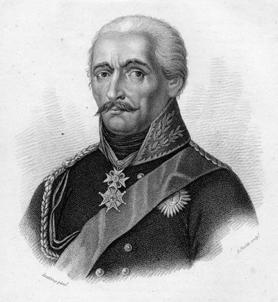 General Gebhard Leberecht von Blücher, graveret af Adam Smith (gravering) af Heinrich Anton Dahling