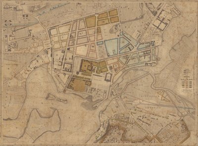 Berghaus Plan uden kant af Heinrich Berghaus