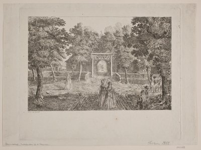 Indkørsel til et herresæde af Heinrich Christian Schumacher