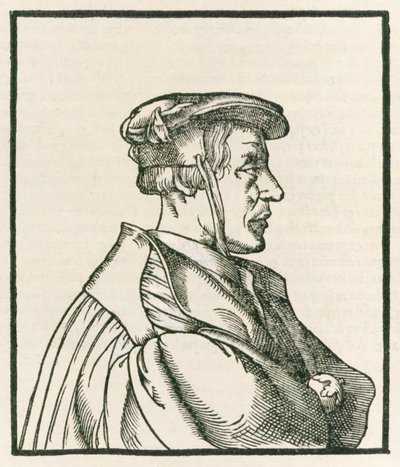 Heinrich Cornelius Agrippa von Nettesheim (1486-1535) titelbladsgravering fra De occulta philosophia libri tres udgivet i 1533. af Heinrich Cornelius Agrippa von Nettesheim