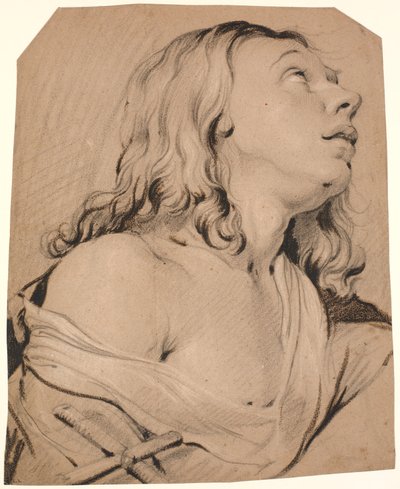 Den bodfærdige Magdalena, brystbillede mod højre af Heinrich Dittmers