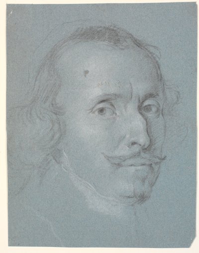 Mandligt portræthoved af Heinrich Dittmers