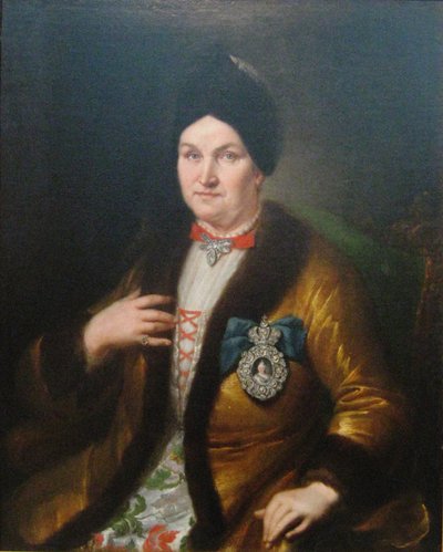 Natalya Demyanovna Razumovskaya, 1746 af Heinrich Gottlieb Häuser