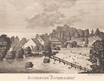 Papirfabrikken i Rasdorf af Heinrich Grosch