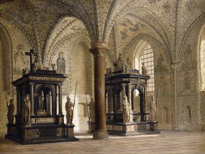 Roskilde Cathedral, Denmark, 1874 af Heinrich Hansen
